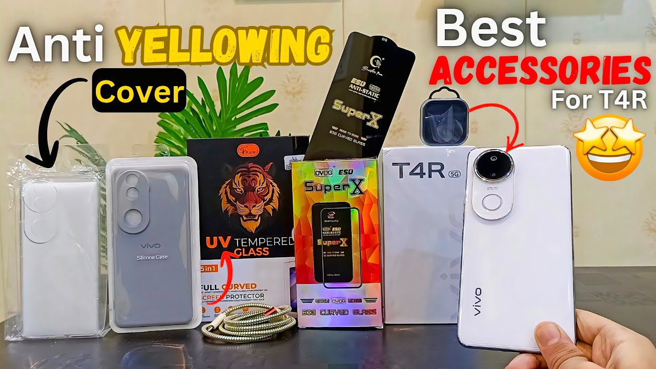 Vivo T4r Best accessories unboxing & review 🔥 | MUST WATCH