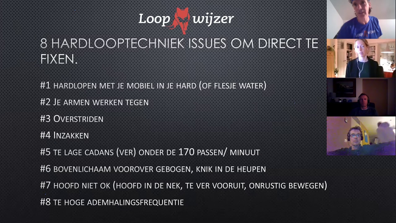 Webinar: 8 hardlooptechniekissues die je gelijk moet fixen en de shift die ik (Nils) maakte
