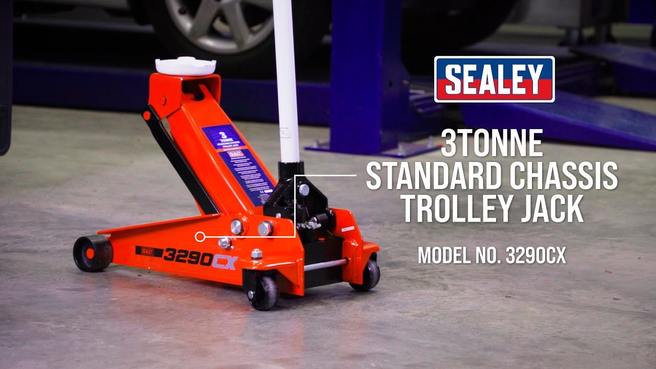Sealey 3tonne Trolley Jack - 3290CX: The Ultimate Professional Jack for Roadside and Workshop Use