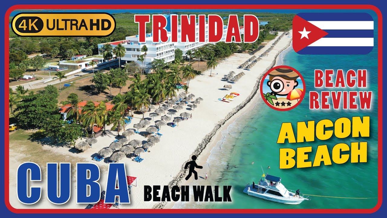 Ancon Beach Trinidad Cuba 🇨🇺 (Most beautiful southern beach) 4K Walking Tour / Beach Walk & Review
