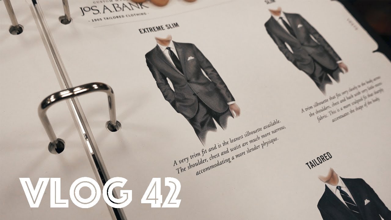 VLOG 42 || CUSTOM SUIT SHOPPING