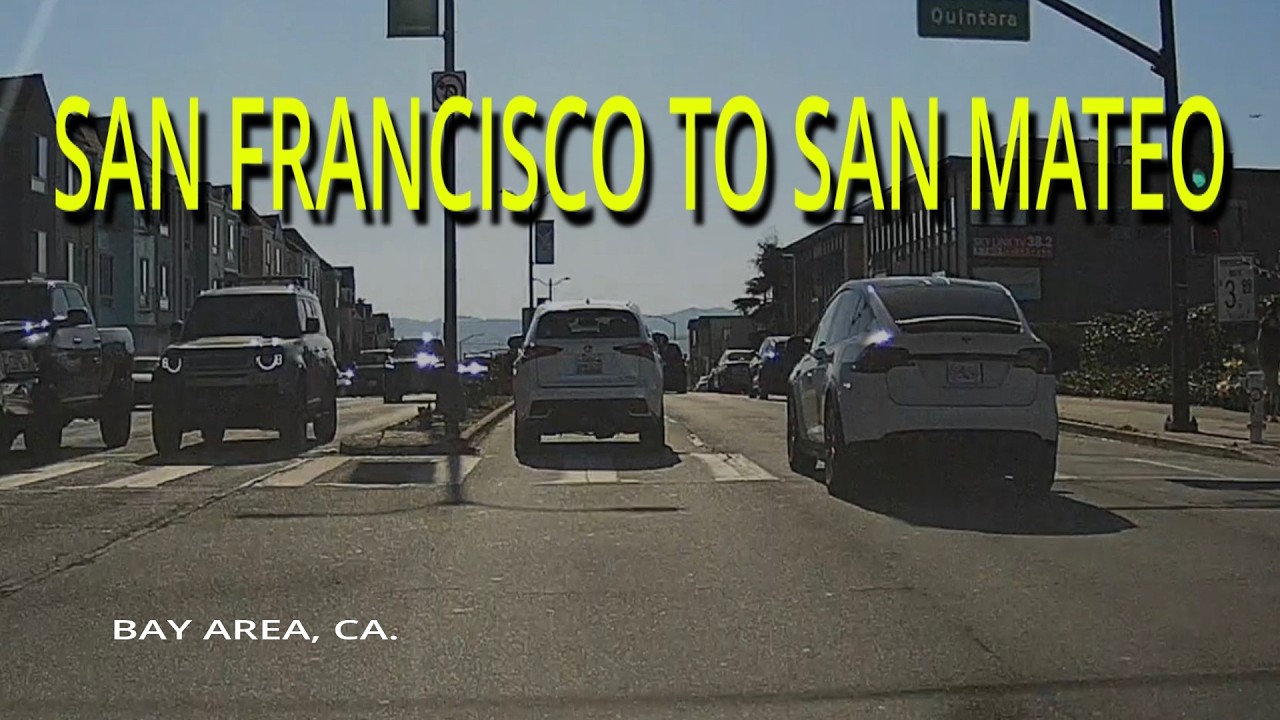 Quiet Drive | San Francisco to San Mateo via CA-1 (19th Ave) & I-280 South