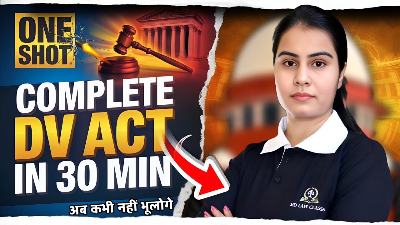 DV Act in ONE SHOT | Domestic Violence Act 2005 Explained in 30 Minutes !