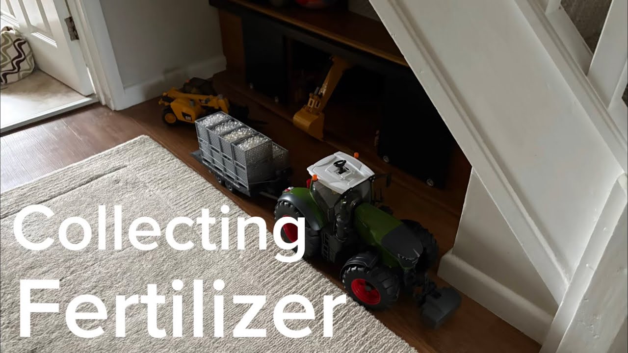 Collecting fertilizer 