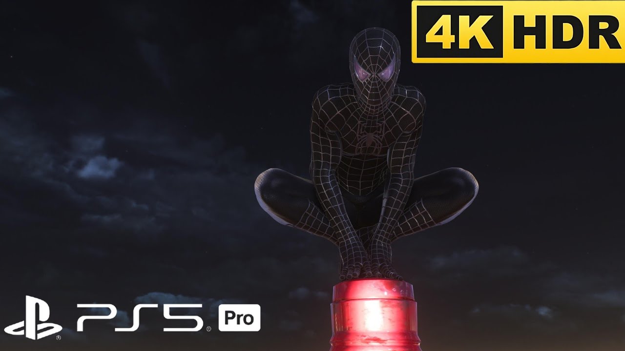 Marvel's Spider-Man 2 (PS5 Pro) - Black Suit Free Roam | High Quality Gameplay [4K 60FPS HDR] 