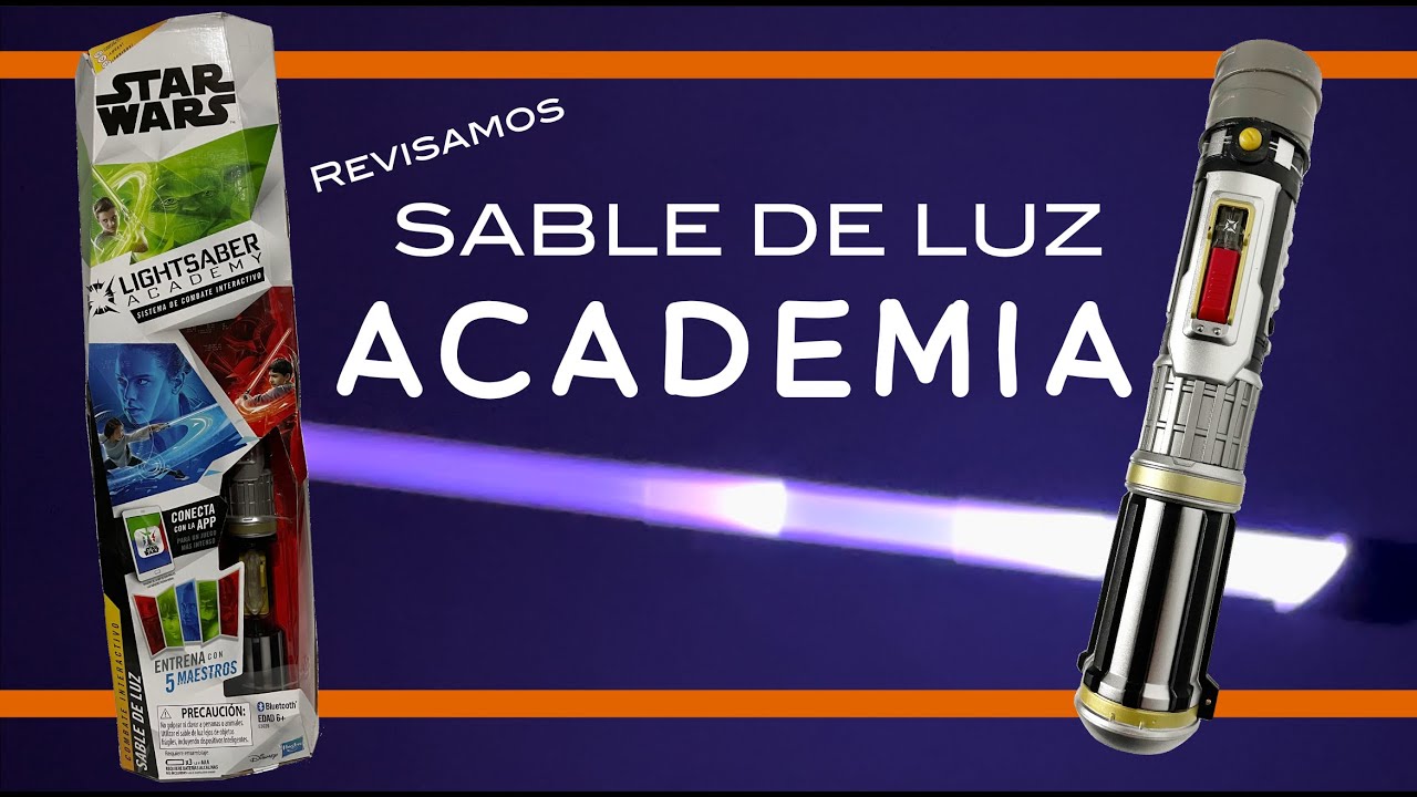 ❇️ Como Funciona SABLE de Luz INTERACTIVO ACADEMIA Star Wars Lightsaber