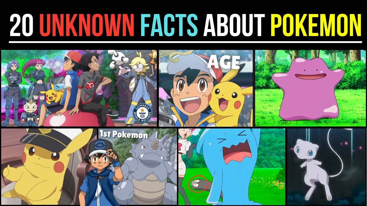 20 Unknown Pok&eacute;mon Facts You Never Knew! 😱⚡