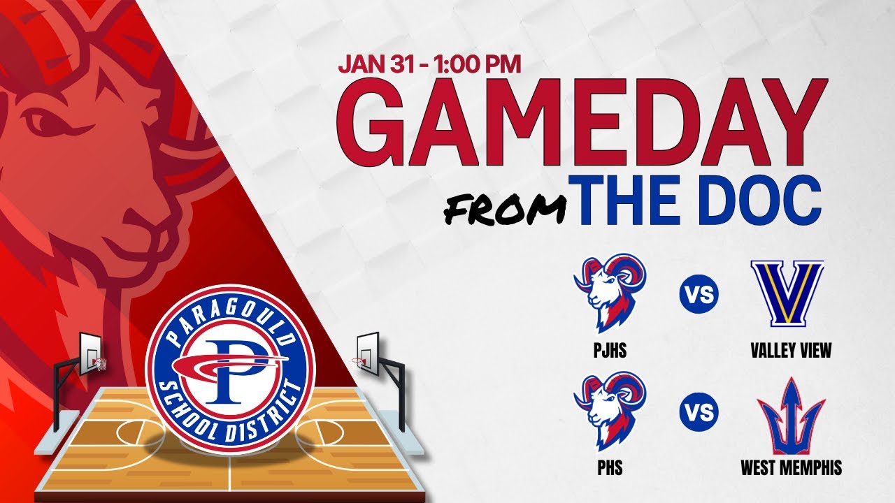 🏀 BASKETBALL | PJHS vs VALLEY VIEW @ 1PM | PHS vs WEST MEMPHIS @ 3:30PM