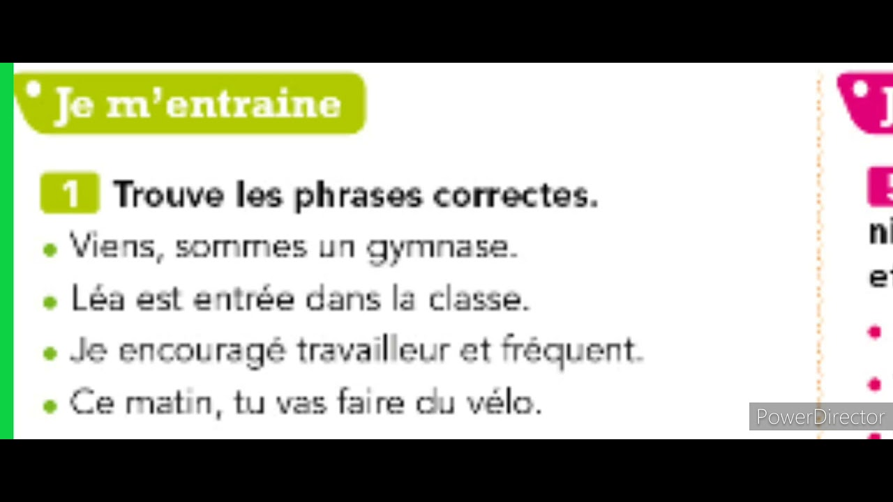 Alouette cycle 2 ce1. Identifier une phrase