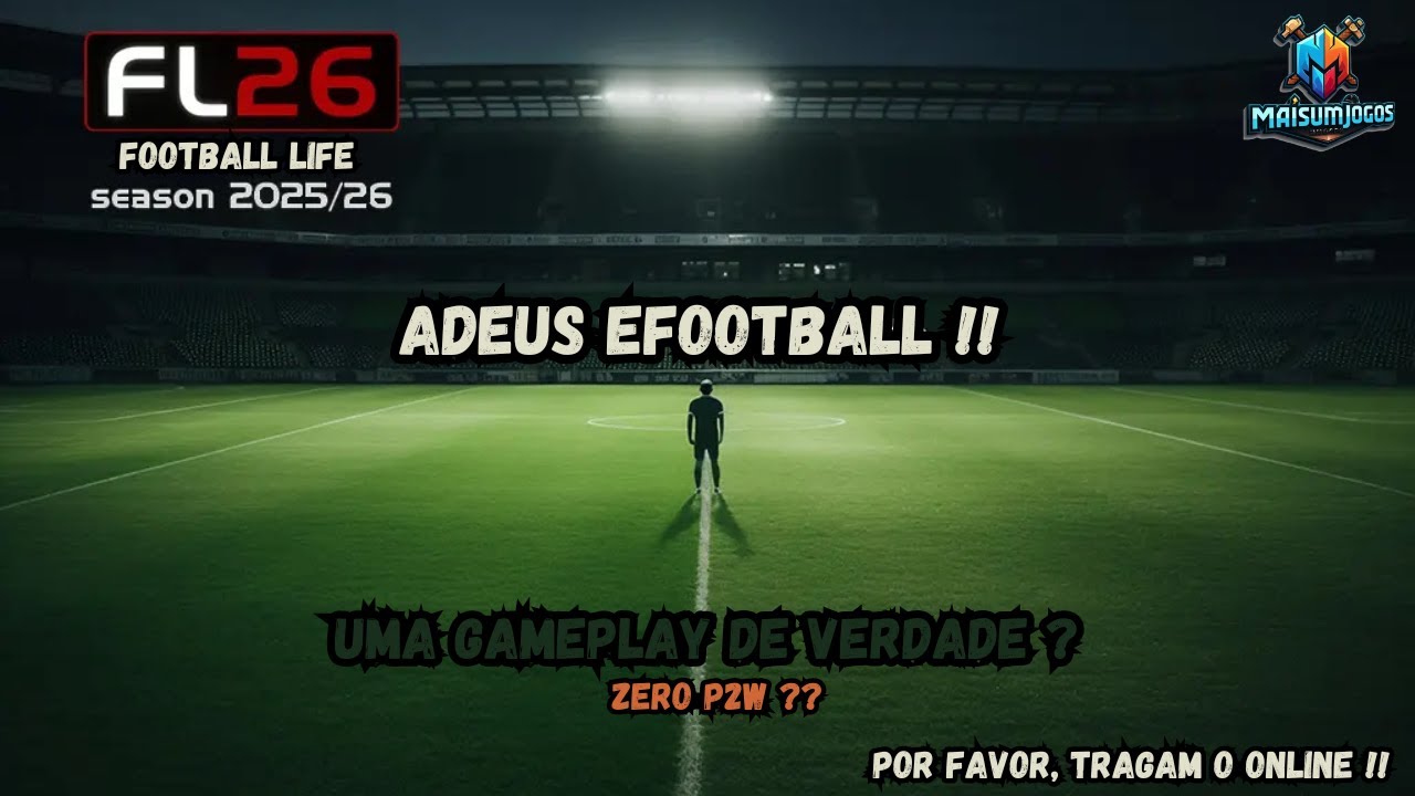 FIFA ? NÃO ! EFOOTBALL ? NÃO ! FOOTBALL LIFE !! - SEM P2W - ( QUE VENHA O ONLINE POR FAVOR !!)