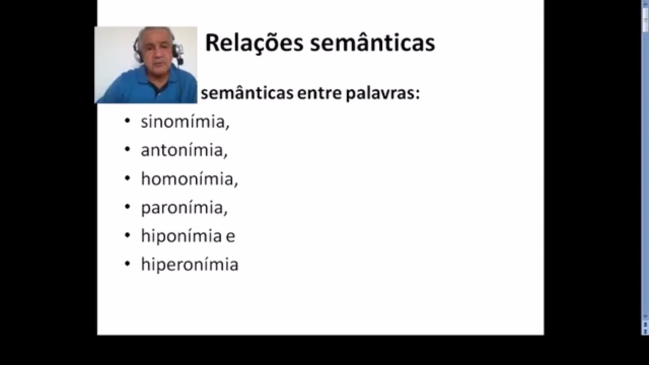Semântica ( Relações de sentido)