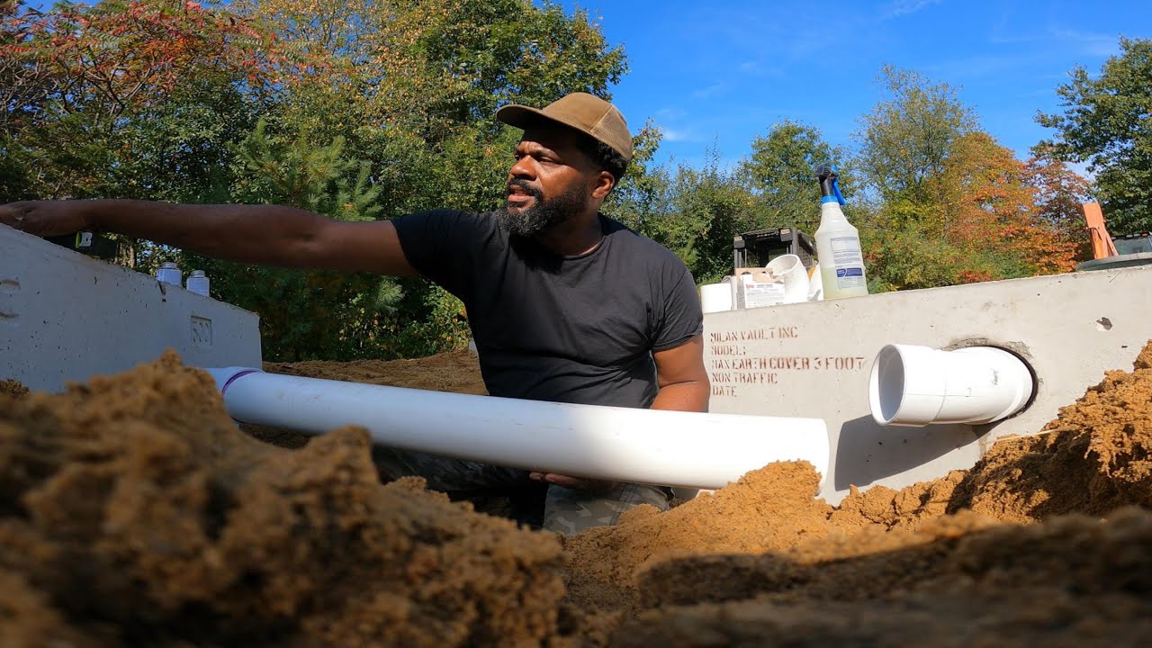 Can he do it, Septic Tanks and drain field installed