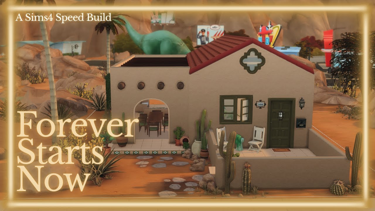 Oasis Springs | Starter Home Speed Build | Forever Starts Now | Building My Forever World