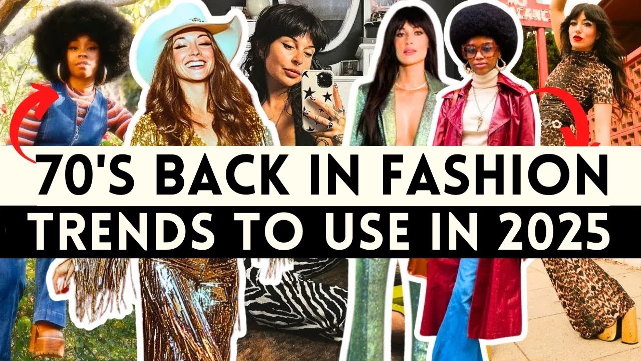 70'S FASHION IS BACK IN 2025 FASHION!