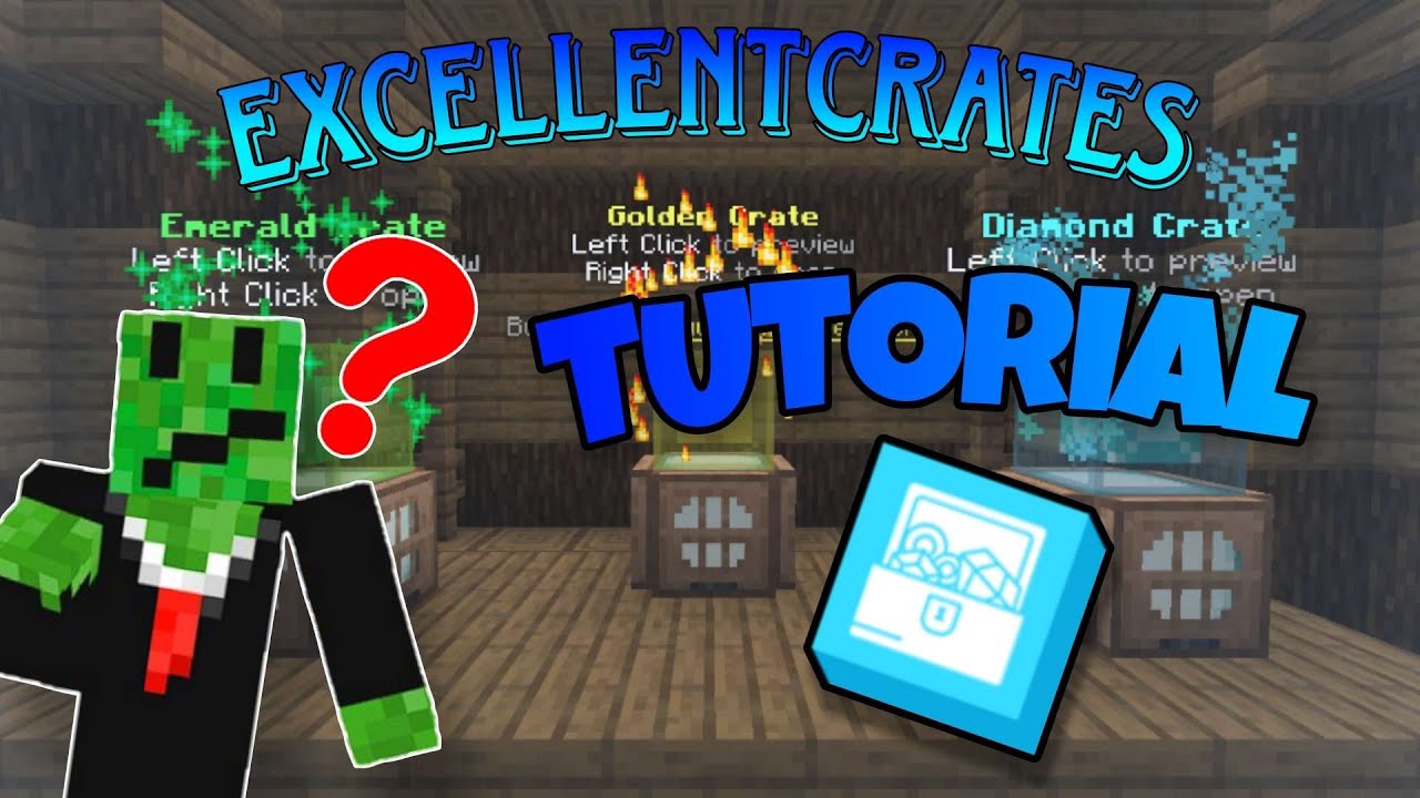 BEST FREE Crates Plugin YOU Should Be Using Right NOW - ExcellentCrates TUTORIAL