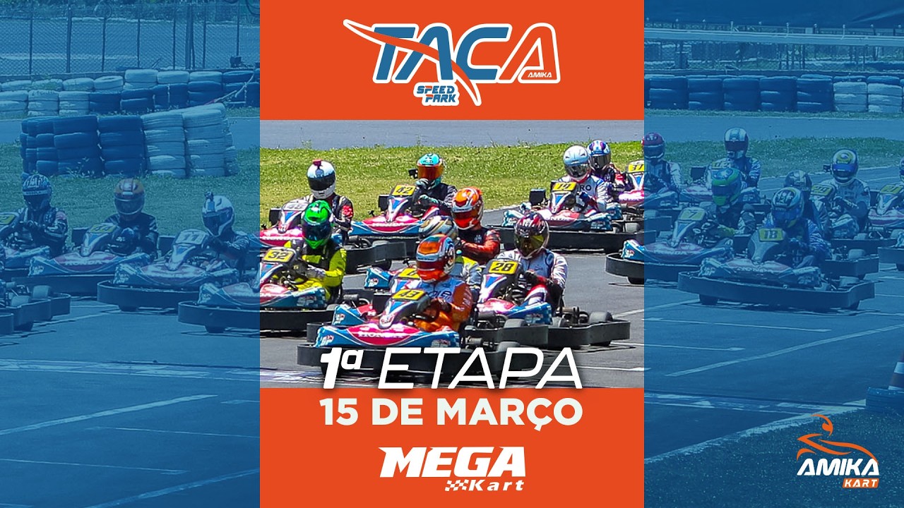AO VIVO: Taça AMIKA 2026 | Etapa 1 Mega Kart | 15/03/2026