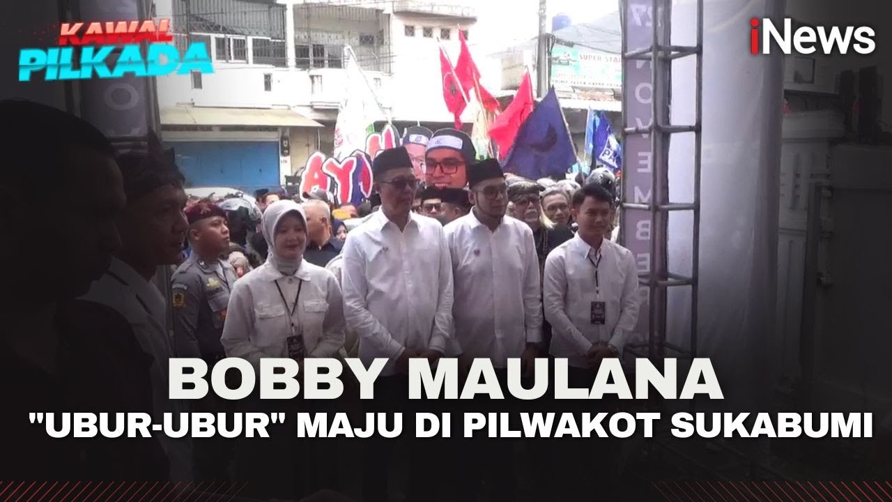 Artis Bobby Maulana Resmi Daftar sebagai Calon Wakil Wali Kota Sukabumi
