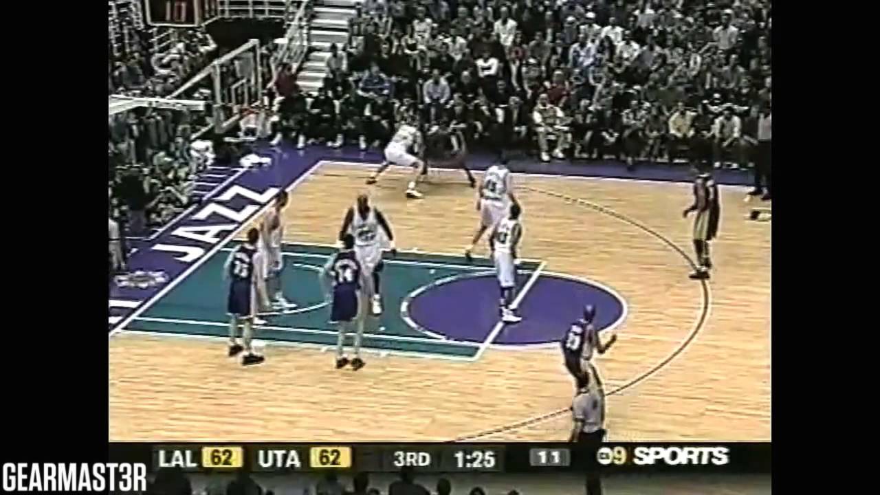 Kobe Bryant - 40 points vs Jazz Full Highlights (2003.02.19)