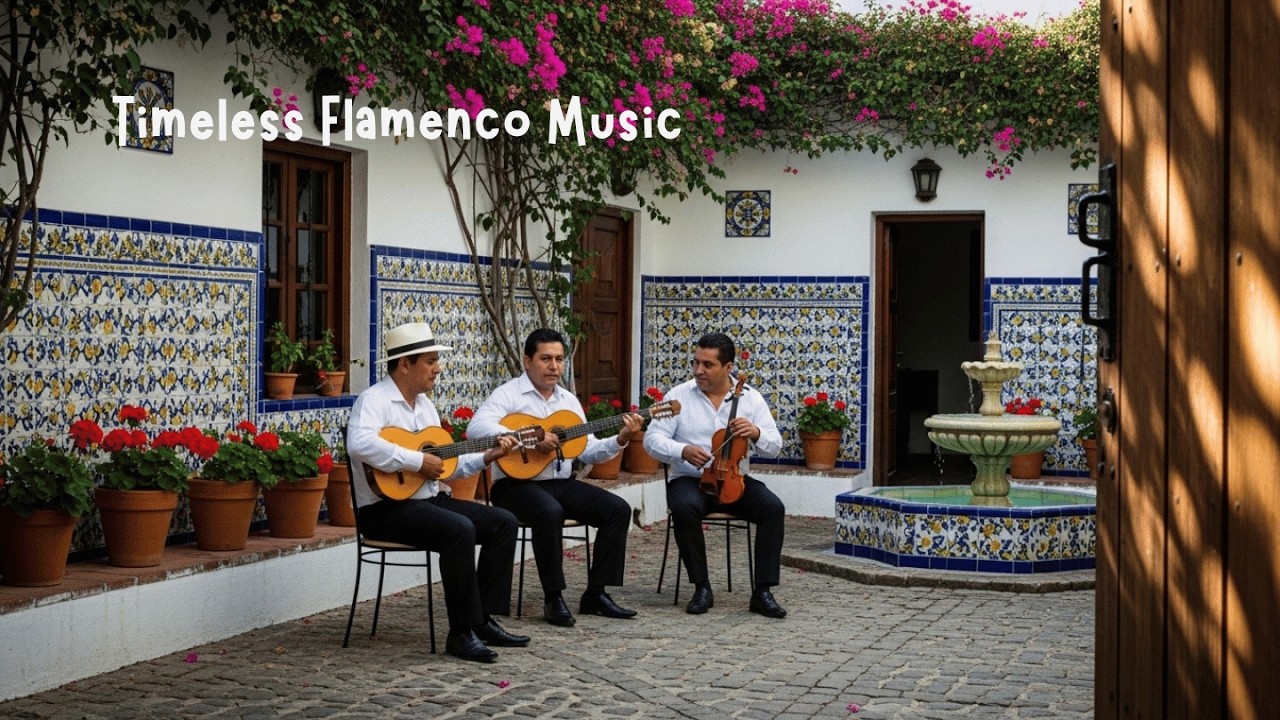 Elegant Mediterranean Flamenco Instrumental | Peaceful Guitar Atmosphere