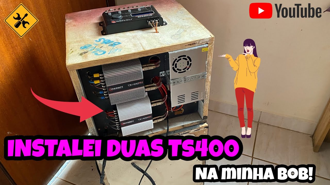 COLOQUEI DUAS TS400 Na Minha Caixa Bob. Me Surpreendi Com O Resultado. #somautomotivo #caixabob