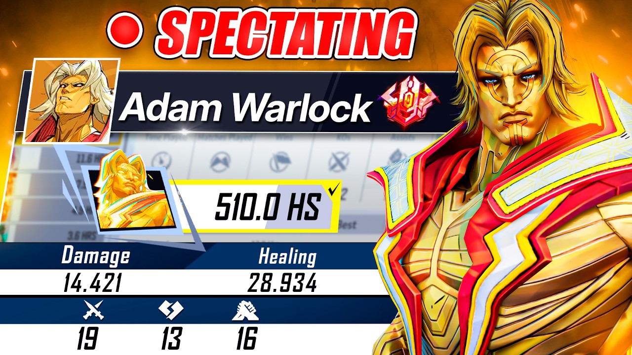 HOW THE #1 ADAM WARLOCK HARD CARRIES IN TOP 500 | MARVEL RIVALS PRO REPLAYS