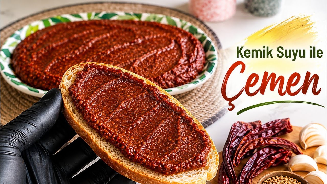 KEMİK SUYU İLE ÇEMEN #çemen #kahvaltılık #kahvaltılıktarifler  #food #çementarifi #nefisyemekler 