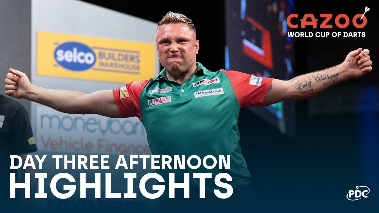 PRICELESS FINISHING! | Day Three Afternoon Highlights | 2022 Cazoo World Cup of Darts