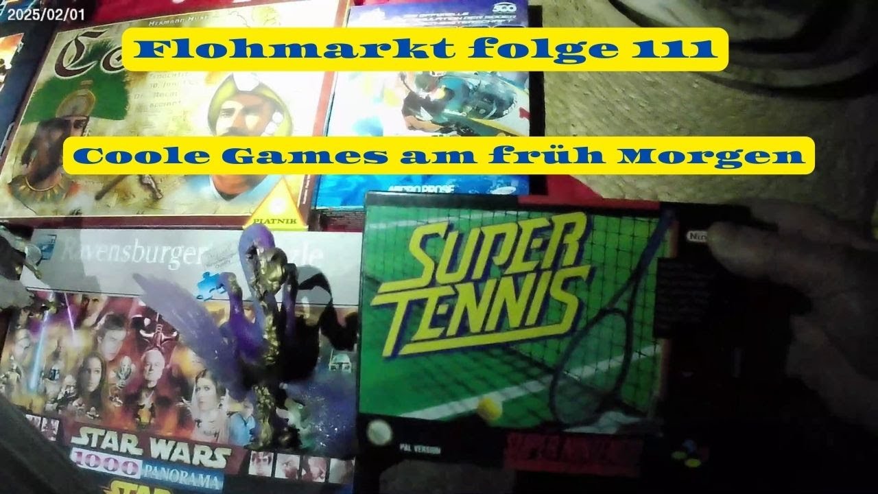 Flohmarkt folge 111 Coole Game am früh Morgen