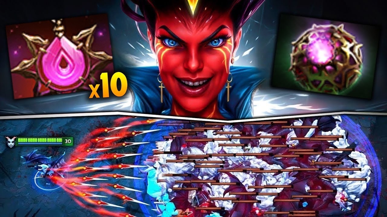32 Kills Queen of Pain One Shot Build 🔥🔥🔥 Mid Lane | Dota 2 Gameplay