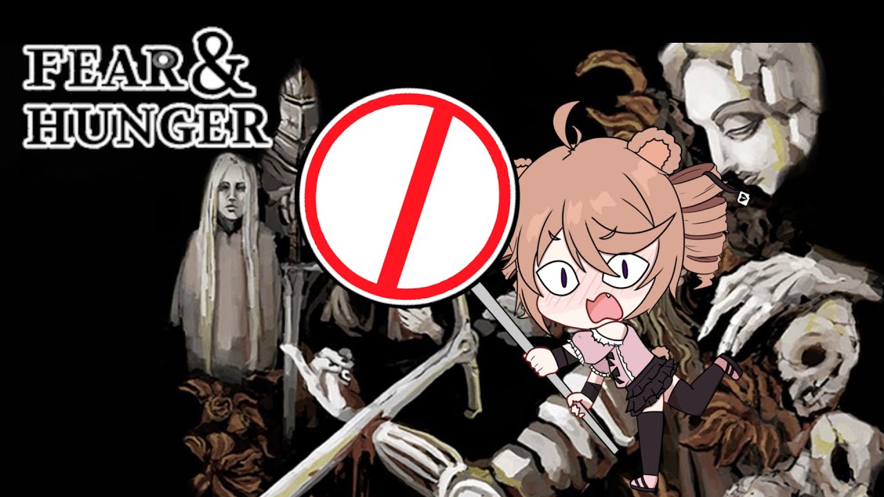 FEAR AND HUNGER first playthru🧸💌 Miruku Kumazuki #vtuber