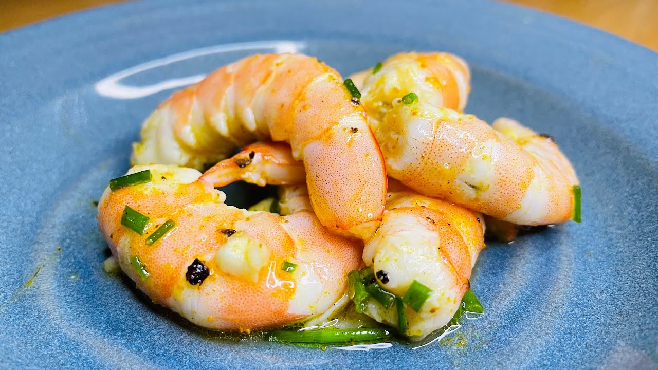 Crevettes marinées à l'orange 🍤🍊