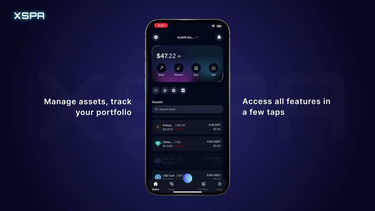 XSPA Wallet Android Guide - Secure, Fast & Simple Crypto Management