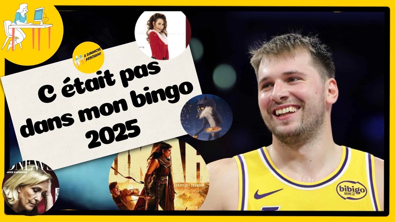 Mon NON-BINGO 2025 : tout ce que je n’avais absolument pas vu venir