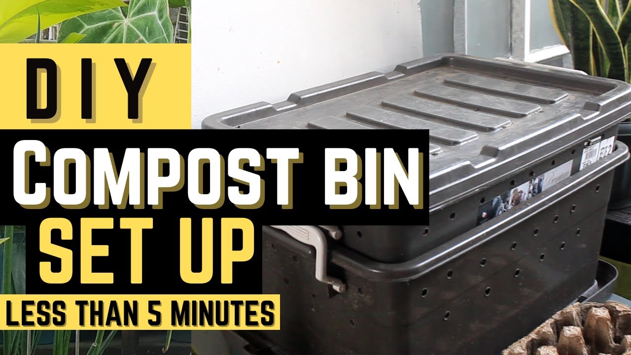 DIY Compost Bin Set-up in less than 5mins | PH