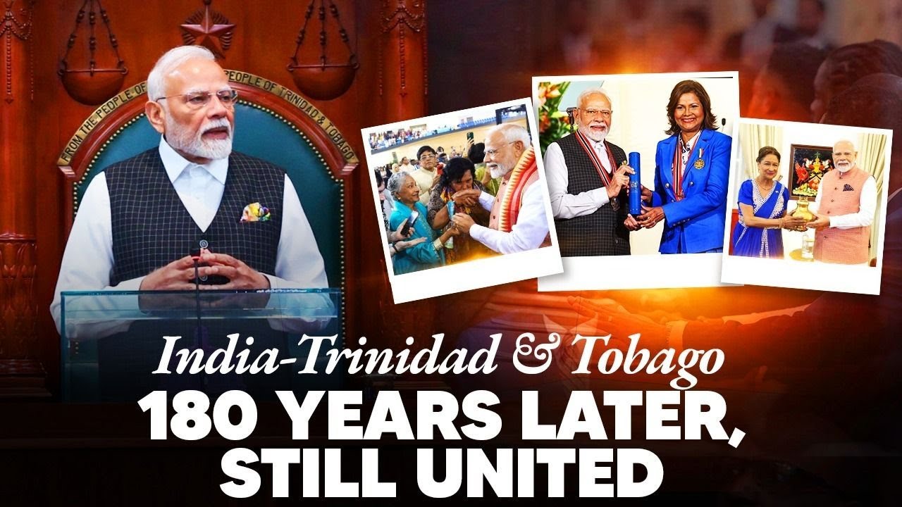 PM Modi&rsquo;s power-packed Trinidad & Tobago visit - Moments you can&rsquo;t miss!