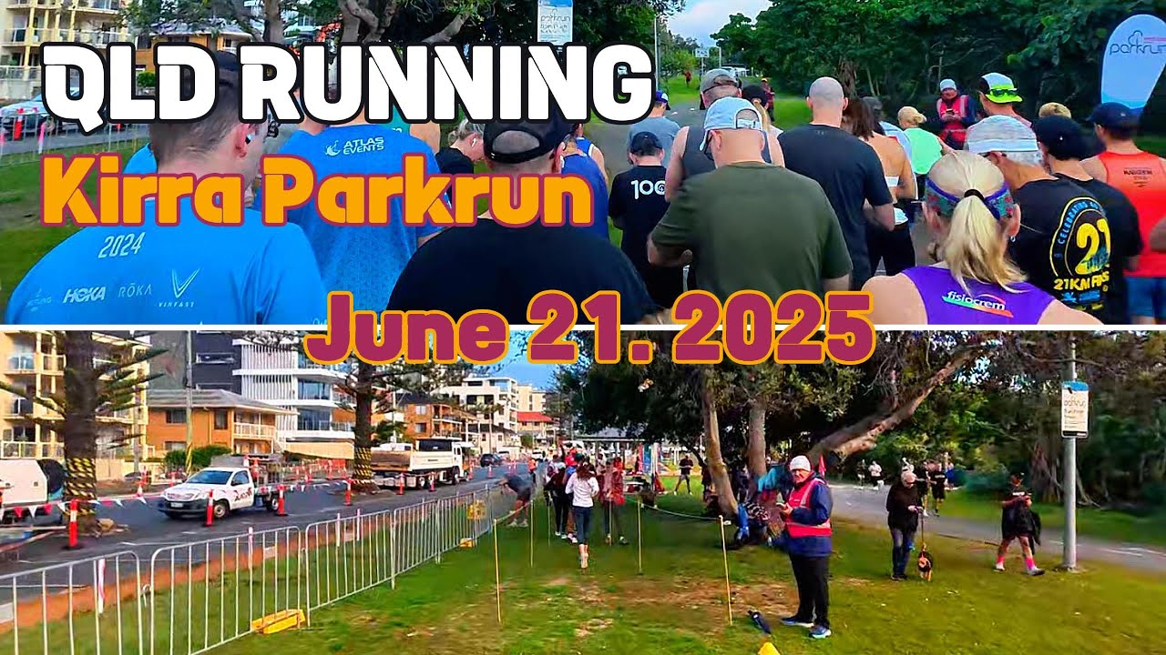 🎥 [Australia parkrun POV] #Kirra #parkrun Full Course | 5K Coastal Run in Gold Coast 🏖️🇦🇺