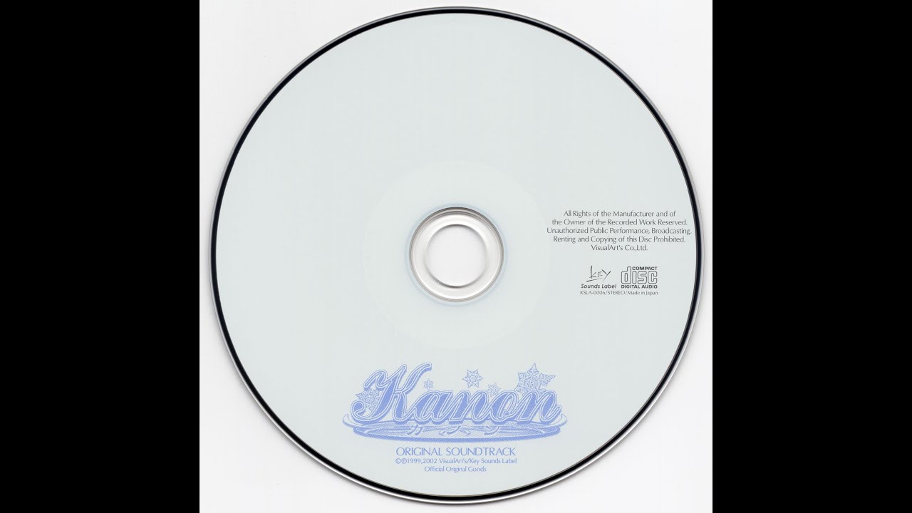 Kanon Original Soundtrack CD