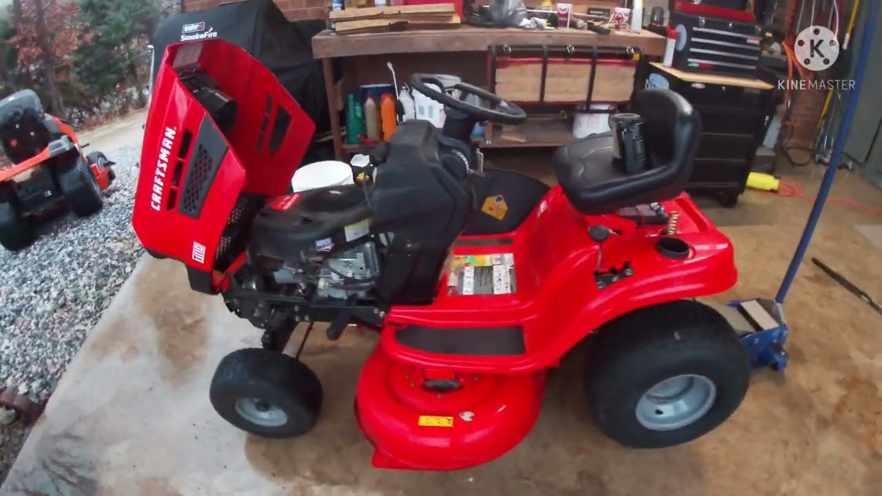 Craftsman T110 Tune Up | Oil, Plug, Air Filter and Blades