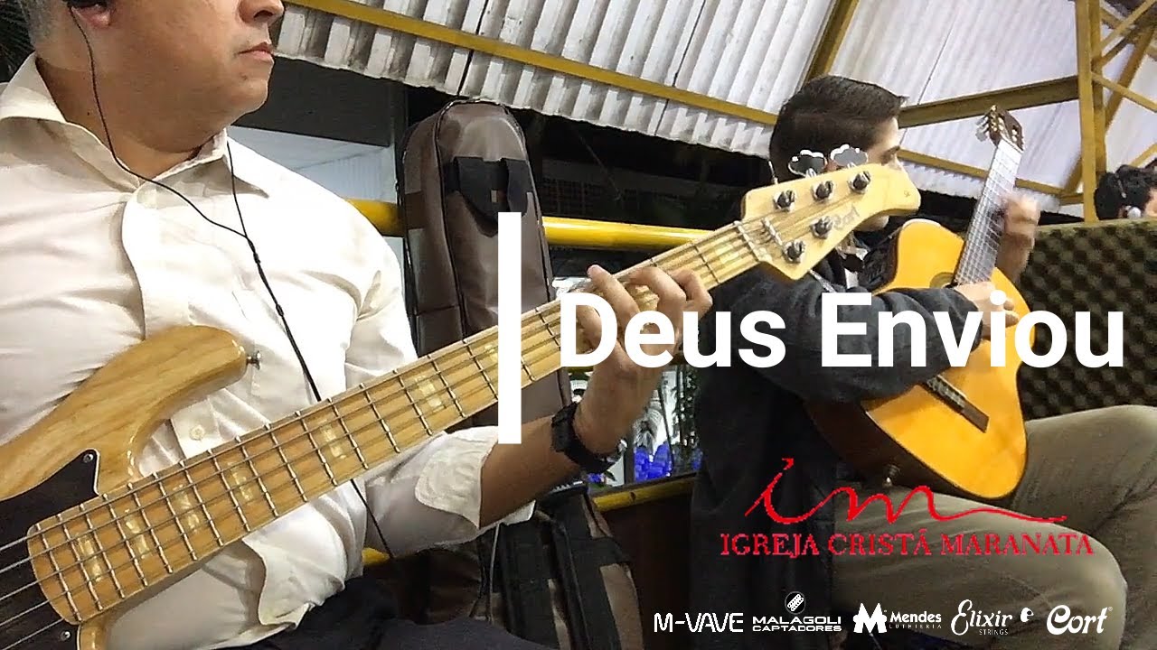 Deus Enviou #igrejacristamaranata #icm #baixoeletrico  #cortguitar #mendesluthieria #mvave