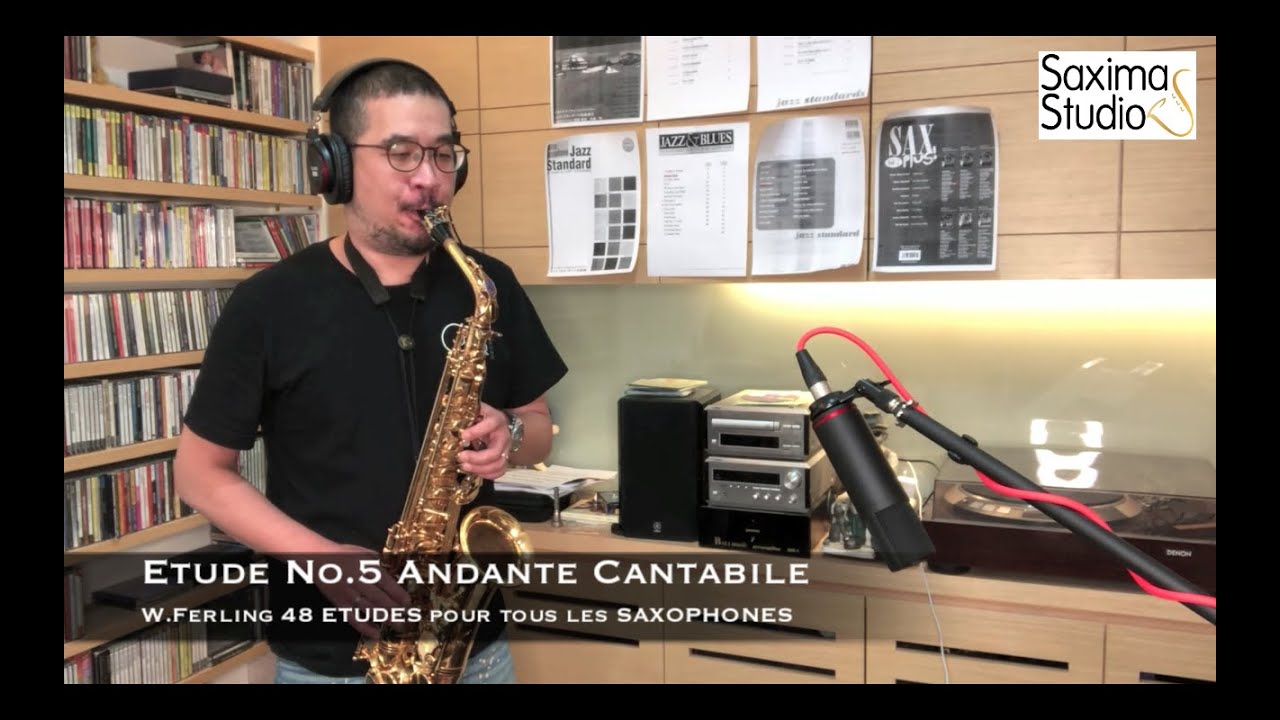 〈 Etude No.5 〉from 48 ETUDES / W.Ferling / Saxophone Classique 🎻
