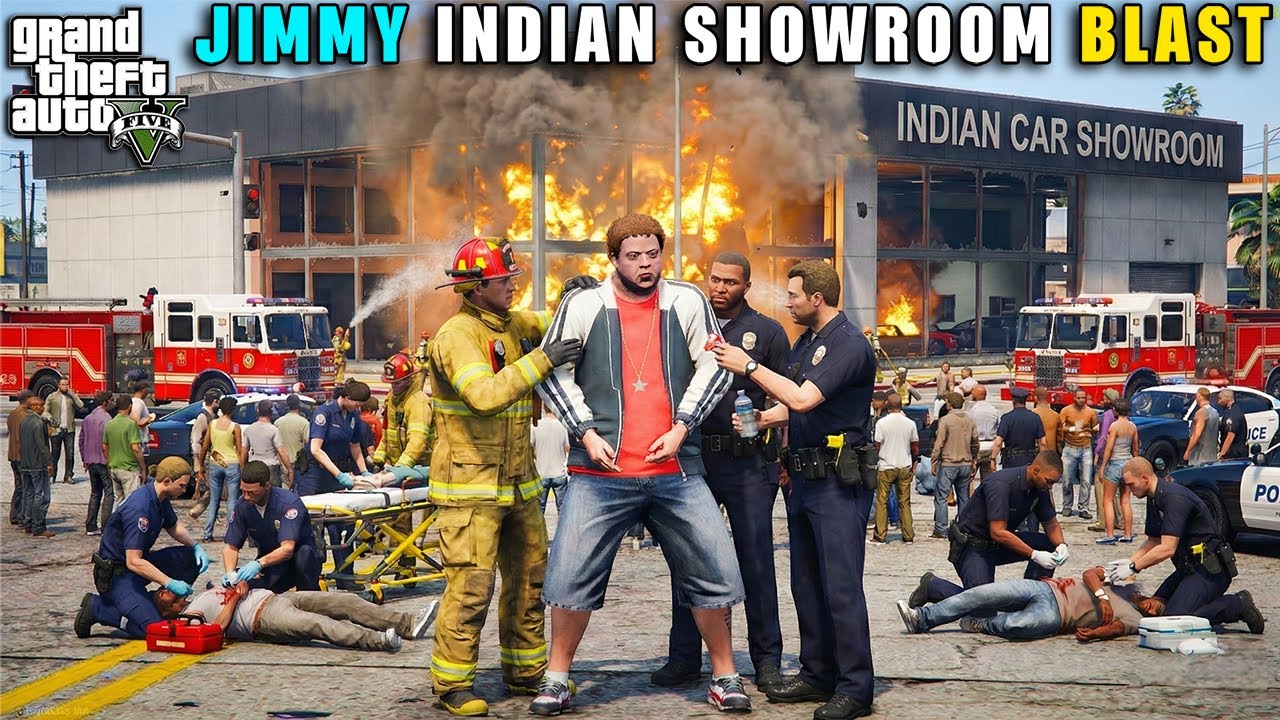 JIMMY ARRESTED! 🚔 Indian Showroom Blast Gone Wrong!