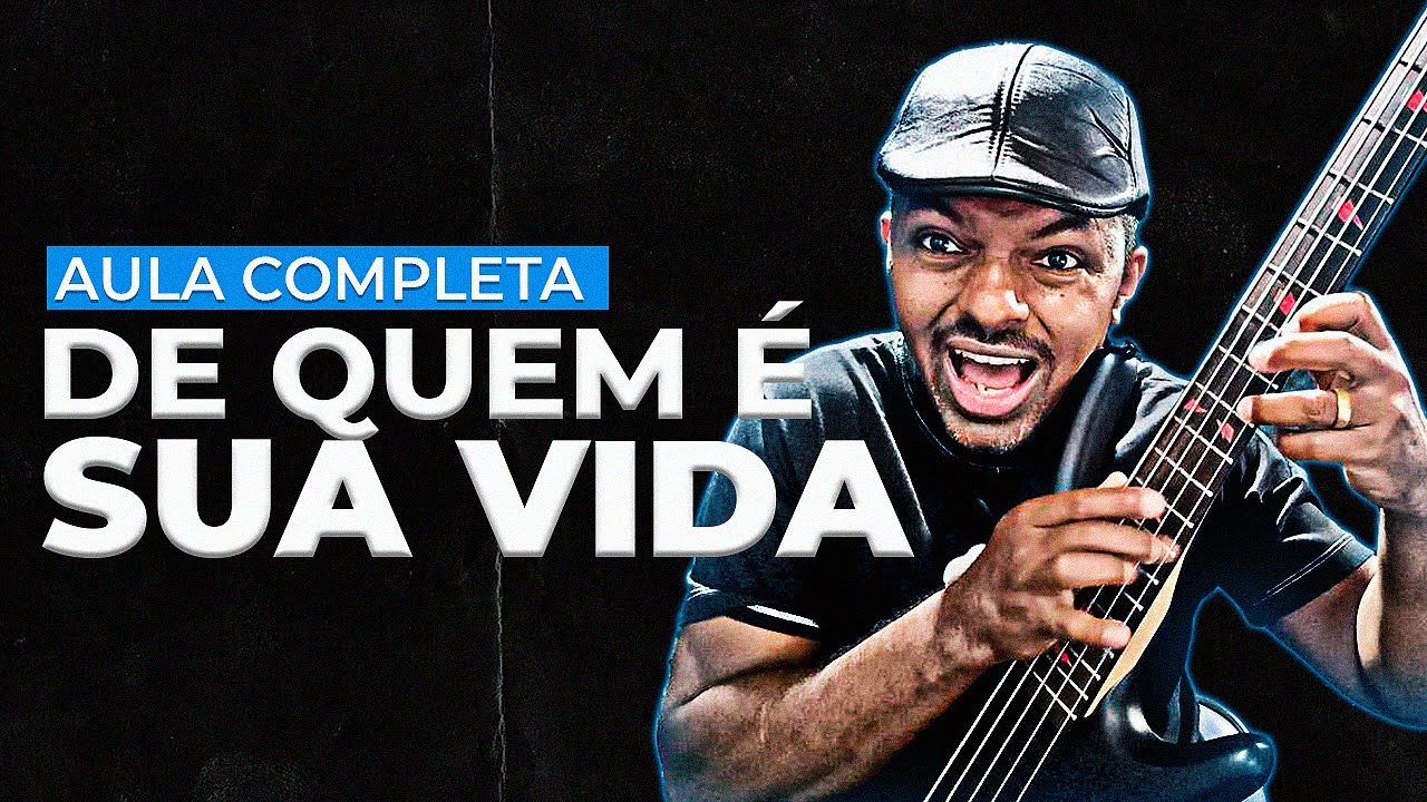 DE QUEM É SUA VIDA (Irmão Lázaro) Bass Cover  VIDEO AULA DE BAIXO por KAKA BASS baixo gospel fácil