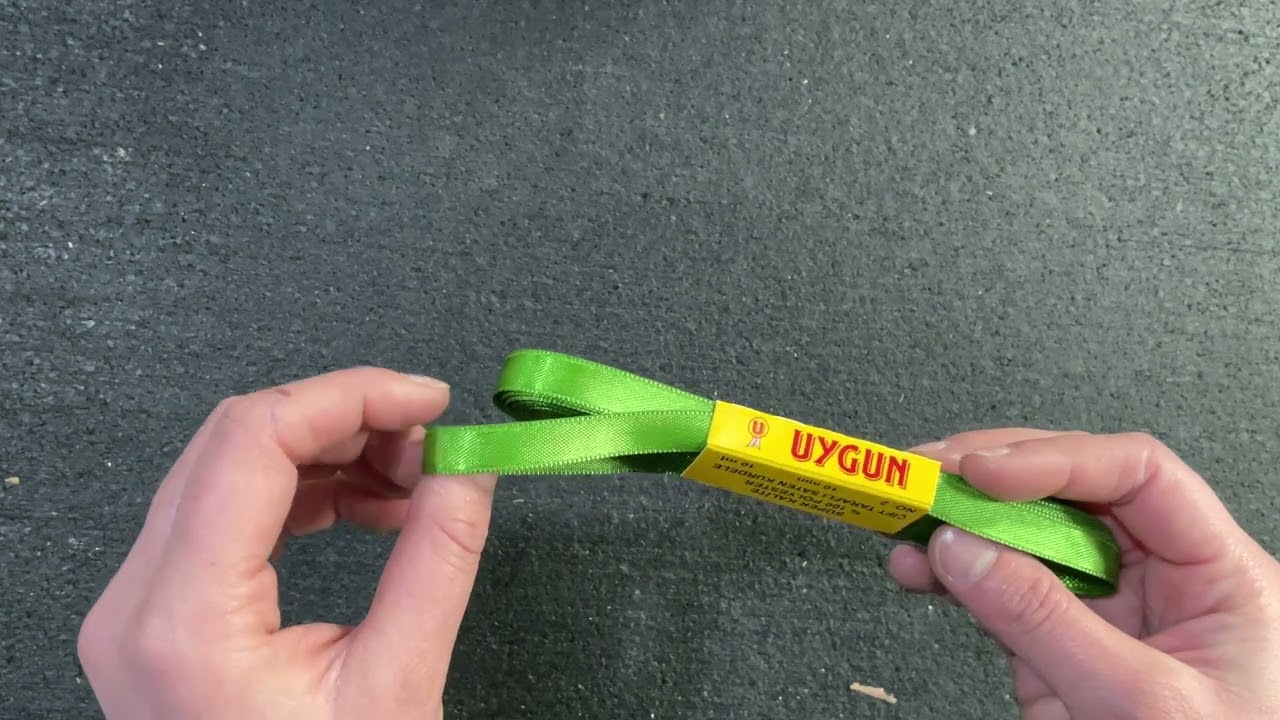 SPY392 - Katlamalı Perde Kurdele (10mm) Yeşil