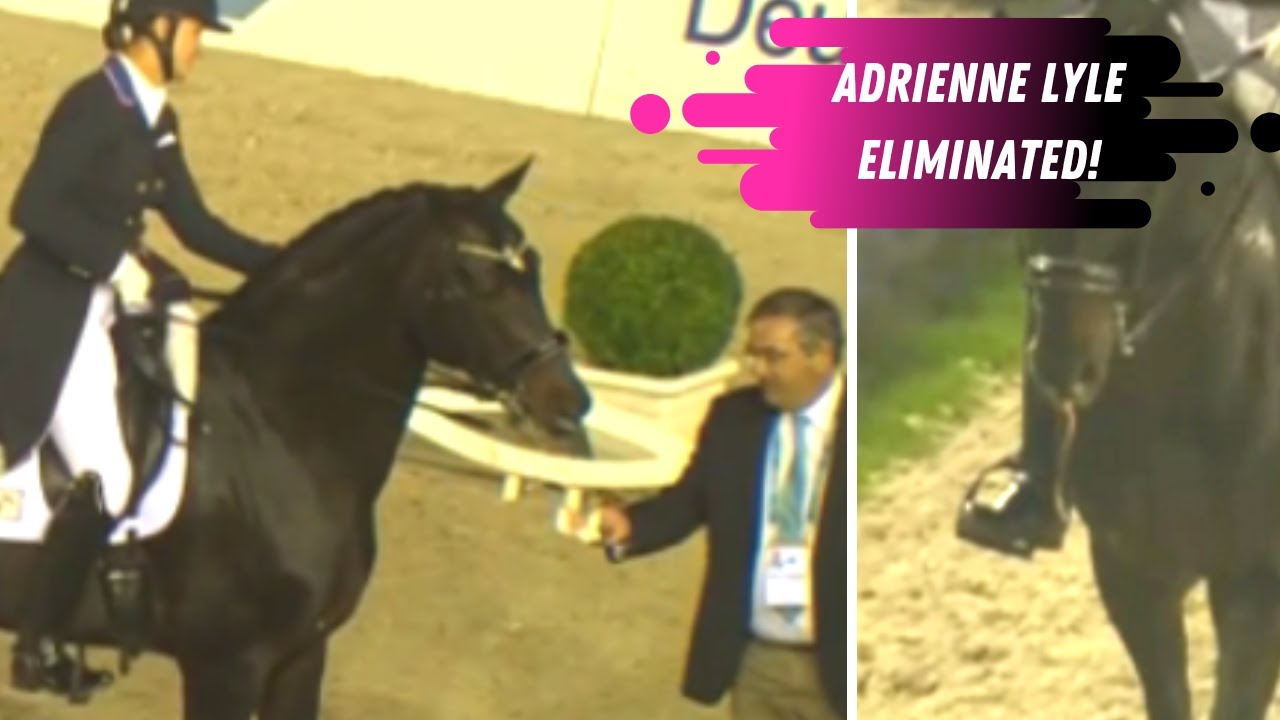 Adrienne Lyle Eliminated For Blood In The Grand Prix Freestyle in Aachen