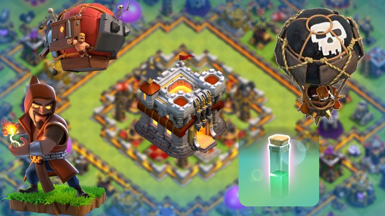 !!ATACANDO CON BLIMPZZARD LALOON TH11 CLASH OF CLANS!!