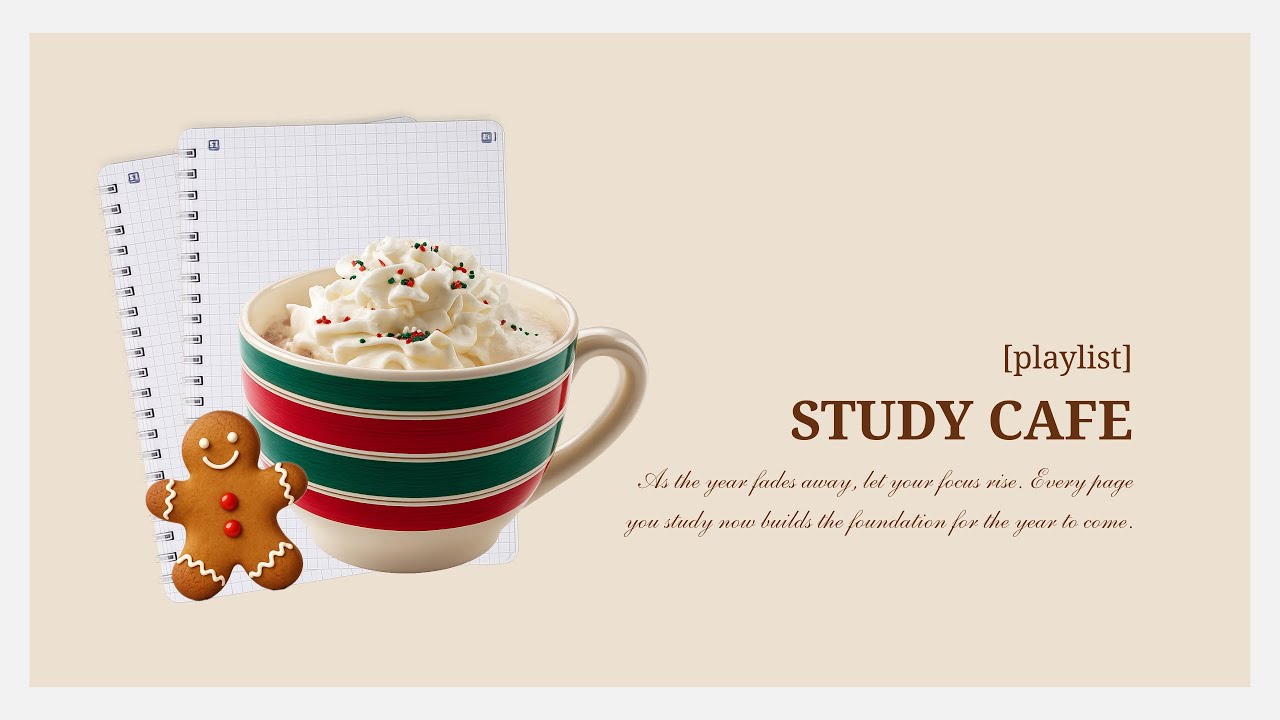 Winter Study Café 🎄 – Christmas Jazz for Focus & Relaxation