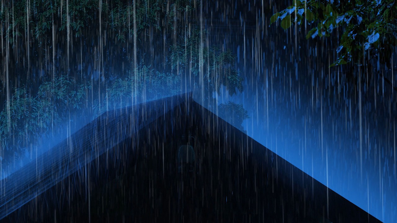 NO ADS | Relieve & Goodbye Stress with Heavy Rain and Thunder on a Tin Roof at Night, White Noise