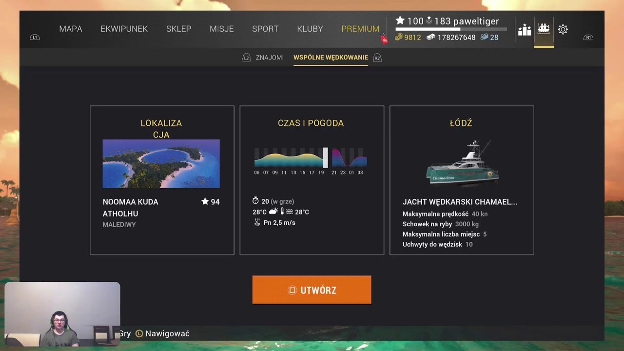 Fishing Planet (PS5) #1384 : Malediwy ❤️🏝️🐟🦈 Lucjan Rubinowy i Włócznik 500+ kg 🦈🙂