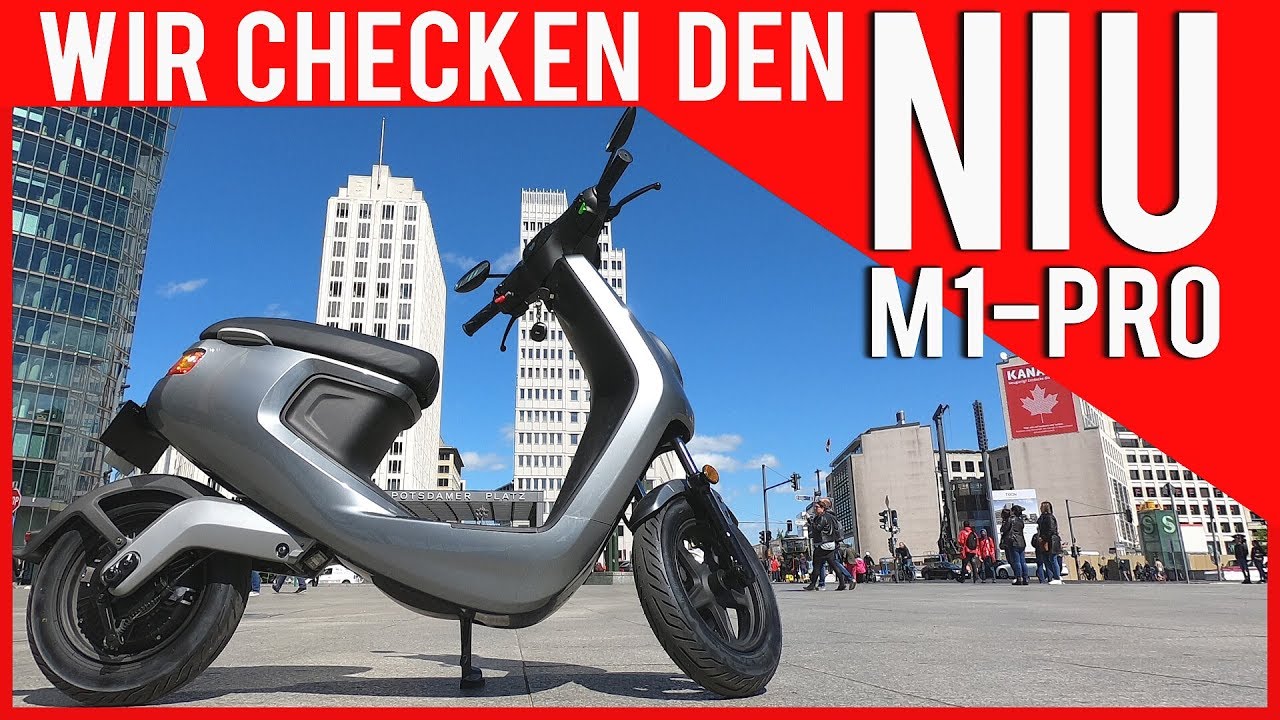 NIU M1 PRO 45km/h FAHRTEST, max. Speed, Beschleunigung, Bremsweg, Fahrwerk, Review (DEU-GER)