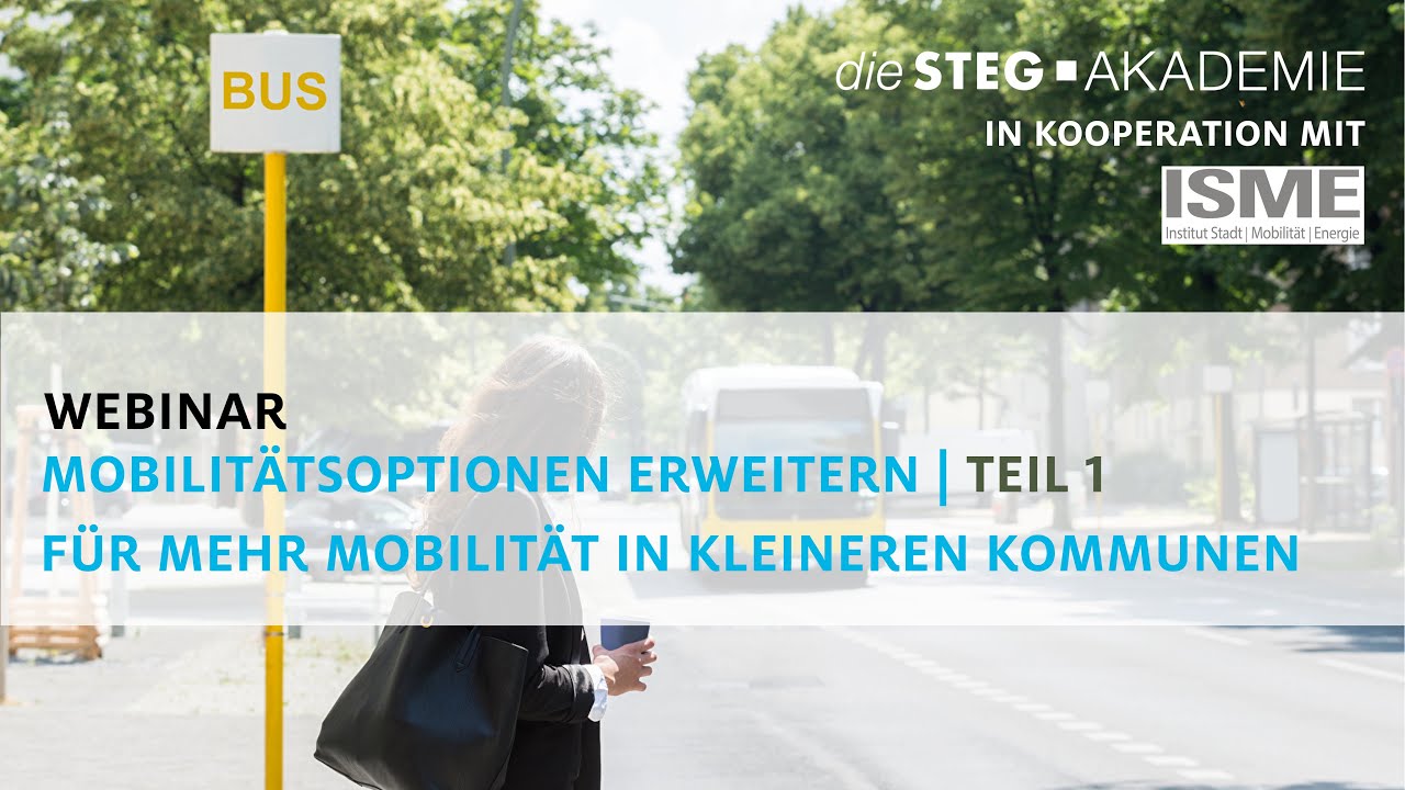 Mobilität in kleineren Kommunen - Mobilitätsoptionen erweitern - Teil 1